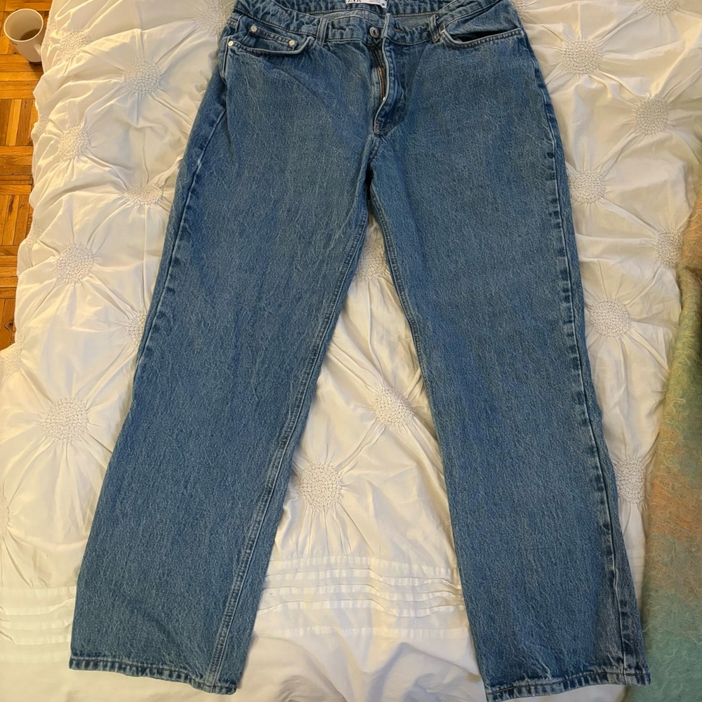 Straight leg jeans